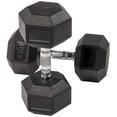 thumbnail image 2 of BalanceFrom&nbsp;Rubber Encased Hex Dumbbells, 40lbs Pair, 2 of 6