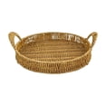 thumbnail image 2 of Fmbmuo Imitation Rattan Woven Fruit Storage Basket , Miscellaneous Basket , For Home Bathroom Bedroom Office Sundries Cosmetics Toys, 2 of 6