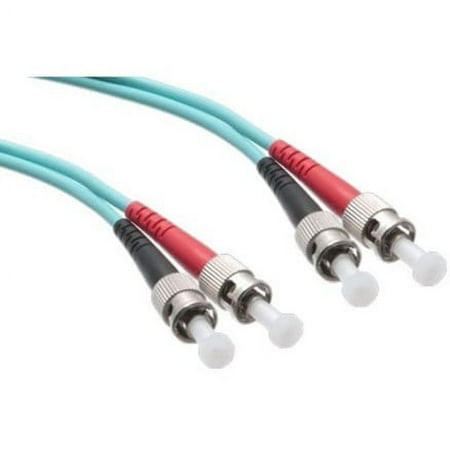 UPC: 0841280159329 | Axiom ST/ST 10G Multimode Duplex OM3 50/125 Fiber Optic Cable 30m  TAA Compliant