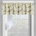 thumbnail image 4 of Ambesonne Botany Valance & Curtain, Curlicue Fern Leaves Art, 55"x24", Eggshell and Dark Tan, 4 of 7