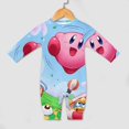 thumbnail image 4 of Kirby Poster Baby Rompers One-Piece Long Sleeve Jumpsuit Bodysuits Newborn Infant Toddler Outfit Kid Clothes Sets, 4 of 8