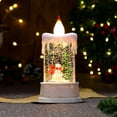 thumbnail image 2 of putnchl New Christmas Water-Filled Glowing Candle Night Light Ornaments 95ml, 2 of 5