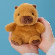 Buttercups Capybara Plush Toy 4.5 inch – Small Stuffed Animal for Kids, Cute Soft Brown Capybara, Mini Collectible Plush Gift