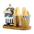 thumbnail image 2 of Chef Figurines Servilletero, Resina Chef Servilletero Dispensador Servilletero Carrito italiano Cocina Decoración Pañuelos para hotel perfecl  Soporte de papel de chef, 2 of 8