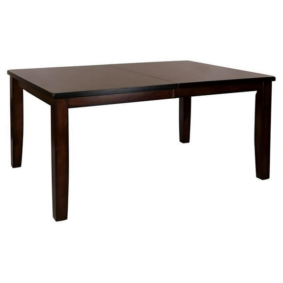 Pemberly Row 30"H x 78"W x 42"D Contemporary Wood Dining Room Table in Cherry