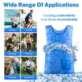 thumbnail image 4 of Cooling Ice Vest for Men Women PVA Water Activated Evaporative Cool Cold Vest High Temperature Protective Clothes, 4 of 8