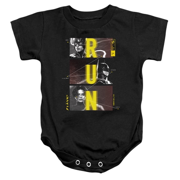 The Flash Movie Batman Supergirl Run Unisex Infant Snap Suit for Baby