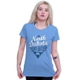 thumbnail image 5 of North Dakota It's Cold Funny Retro Women's T Shirt Ladies Tee Brisco Brands M, 5 of 6