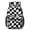 Black and White, variant on Gray and Black Checkered Pattern 17" School Backpacks for Teens,Waterproof Oxford Fabric,S-Shape Padded Straps for School,Travel,Hiking,Camping