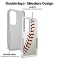 thumbnail image 2 of Case for Galaxy S23 Plus, Baseball Sport Print 2 in 1 Heavy Duty Armor Shockproof Tough Hybrid Dual Layer Rubber Drop Protection Soft Bumper Rugged Phone Cover Case for Samsung Galaxy S23 Plus, 2 of 6