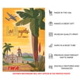 thumbnail image 3 of HISTORIX Vintage 1950 Los Angeles Travel Poster Print - 24x36 Inch Vintage Airline Poster Fly TWA Los Angeles California Poster Wall Art by Bob Smith, 3 of 6