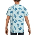 thumbnail image 5 of Wukai Turtle Youth Unisex Short Sleeve T-Shirt for Boys, Girls, Teens, and Kids-X-Small, 5 of 7