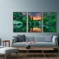 thumbnail image 2 of IDEA4WALL Framed Canvas Wall Art for Living Room, Bedroom Beautiful Nature Norway Landscape Canvas Prints for Modern Home Decoration Ready to Hang - 16"x24"x3 Panels, 2 of 4