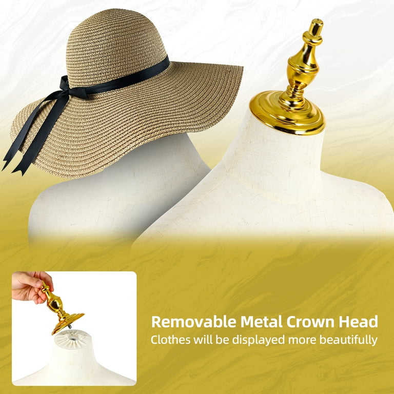 gold dress form Amazon.com: Mannequin Dress Form Female Gold Full Maniquin, Dress Form Pinnable Easy to Assemble& Disassemble, Tiered Display Shelf Ceremonial Robe Mannequin Art ( Color : Gold-Plated arms ) : Arts, Crafts & Sewing