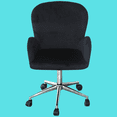 thumbnail image 6 of Impressions Vanity Colette 360 Degree Swivel Makeup Chair with Cushioned Seat (Black Velvet), 6 of 6