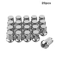 thumbnail image 4 of mmirethe Assortiment de 20 Écrous de Roue Capuchon Protecteur de Vis de Pneu Kit Assorti Accessoires Modifiés Automobile, 4 of 6