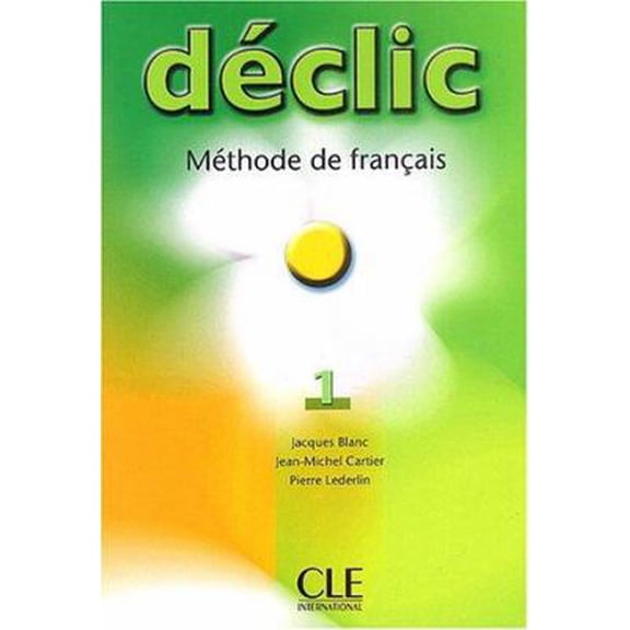 Pre-Owned Declic Level 1 Textbook (Paperback) 2090333758 9782090333756