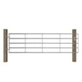 thumbnail image 6 of vidaXL Field Gate Farm Gate for Poultry Animals Garden Gate Farm Door Silver, 6 of 16