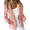 Pink, variant on Mengpipi Women's Double-Sided Fleece Hooded Jacket Full Zip Up Coat S-2XL