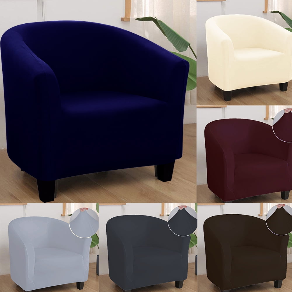 Willstar Tub Chair Covers for Armchairs,Tub Sofa SliPCover Polyester Fabric Club Chair SliPCover