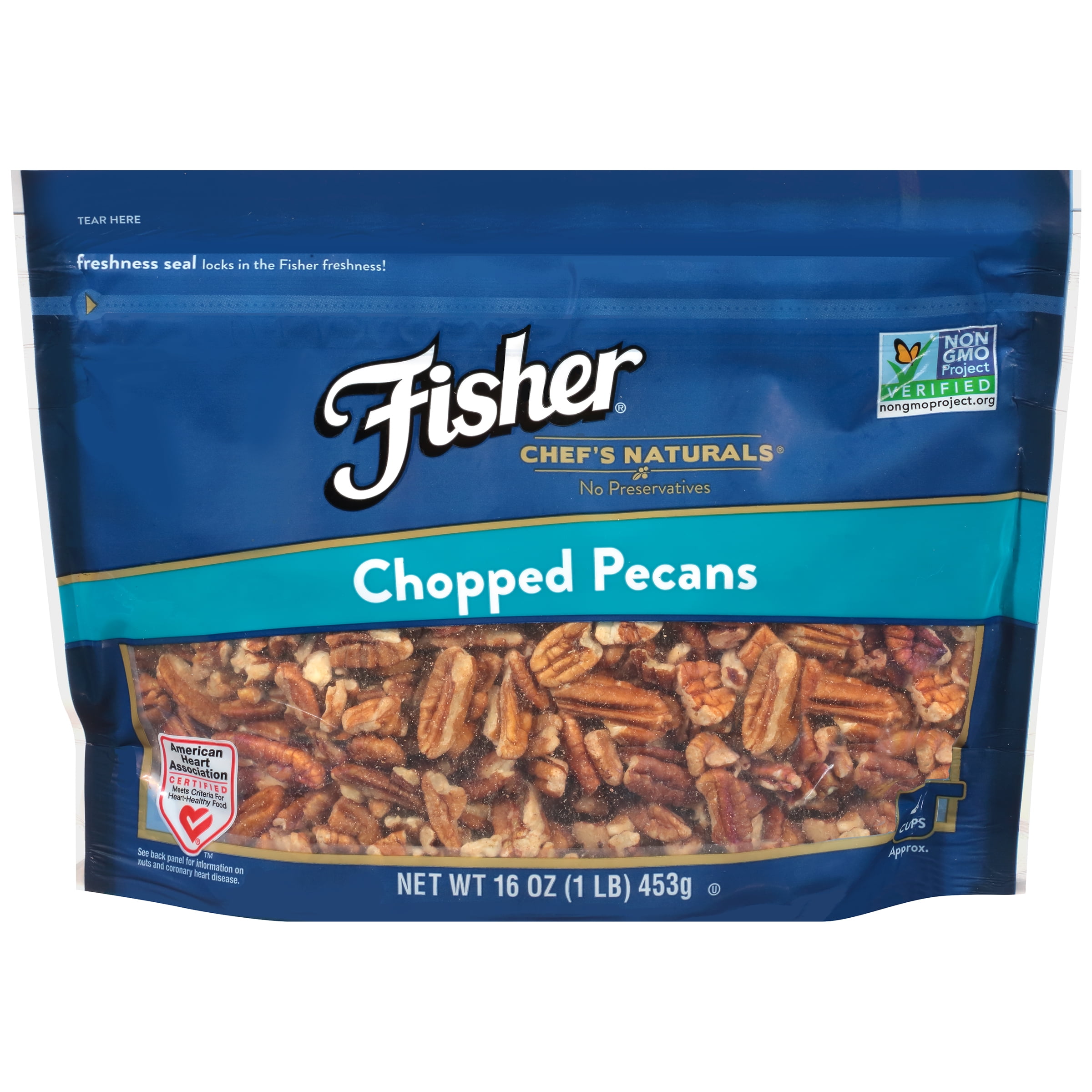 Fisher Chef's Naturals Chopped Pecans, 16 oz by John B. Sanfilippo & Son, Inc.
