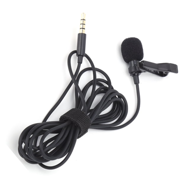 Micrófono portátil Lavalier con cable para teléfonos inteligentes cámaras DSLR PC ANGGREK