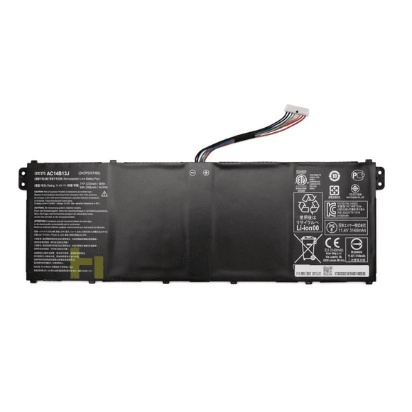 New Acer Extensa 2519 TravelMate B116-M B116-MP Battery 3 Cell AC14B13J KT.00303.016