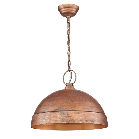Golden Lighting Lincoln 1-light Pendant in Vintage Copper