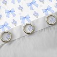 thumbnail image 4 of Feelyou Blue Bowknot Curtains Pack of 2 (42x84 Each), Fashion Floral Curtains Blackout, 4 of 6