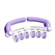 thumbnail image 1 of Masajeador de rodillo con anillo giratorio de 360°: relajación muscular profunda para piernas, cintura y brazos; plegable y portátil; material PP+ABS; alivia la fatiga del yoga y el fitness, 1 of 4