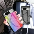 thumbnail image 6 of TECH CIRCLE Slim Phone Cover for Google Pixel 8,Back Glass Anti-Fingerprint Case Anti-Scratch Fashionable Carbon Fiber Texture Lightweight Phone Shell,for Google Pixel 8 2023 6.2 inch - Gold, 6 of 11