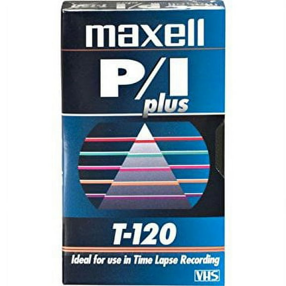Maxell P/I Plus T-120 VHS Pack of 10