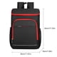 thumbnail image 3 of Mochila enfriadora con aislamiento Oxford Mochila de almacenamiento para ahorrar espacio al aire libre (negro rojo), 3 of 4