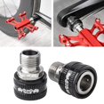 thumbnail image 1 of Extensiones de Pedal de bicicleta Baoblaze 2 uds Aleación de aluminio Plateado, 1 of 8