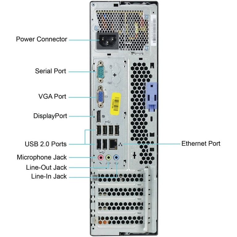 Restored Lenovo M81 SFF Desktop PC with Intel Core i5-2400