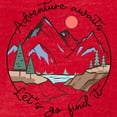 thumbnail image 3 of CafePress - Adventure Awaits Let'S Go Find It T Shirt - Womens Football Shirt, 3 of 4