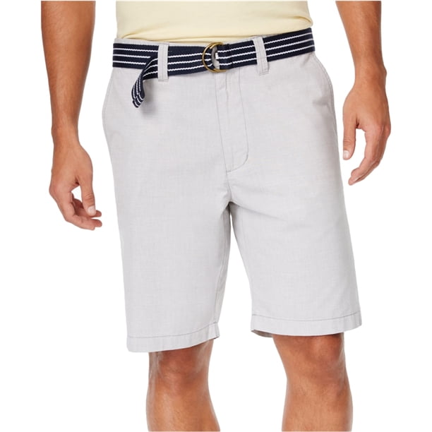 American Rag Mens Micro Stripe Casual Chino Shorts, Azul, 33 American Rag chino
