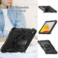 thumbnail image 6 of KOMI iPad 10th Generation Case 2022-iPad 10.9 Inch Case,360°Rotating Multi Functional Handle Ring Built in Screen Protector Pen Holder Shoulder Strap Case for iPad 10th Black, 6 of 7