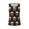 thumbnail image 6 of Sigee Butterfly Skull for Women's Workout Tank Top,Running Tank Tops,Sleeveless Gym ClothesSmall, 6 of 8
