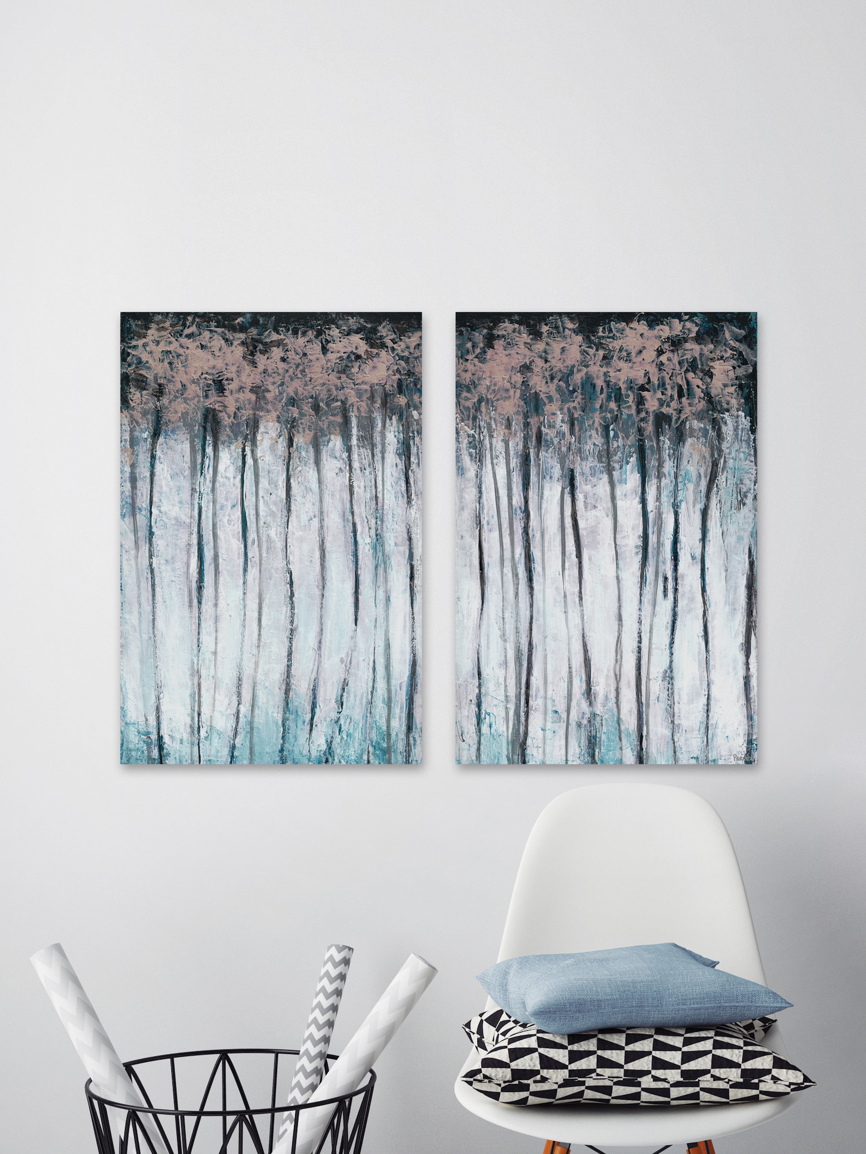 Magical Forest Diptych
