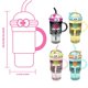 thumbnail image 3 of Straw Cup with Handle Large Capacity Outdoor Water Bottle for Campers Beverage Holder Multipurpose Drinkware Juice Mug Yellow, 3 of 4