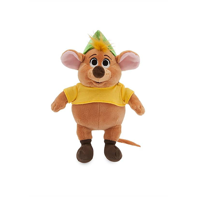 Disney Store Princess 70th Cinderella Gus Mini Bean Bag Plush New with