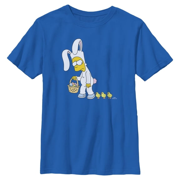 Boys The Simpsons Bunny Bart Ducklings T Shirt