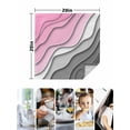 thumbnail image 5 of Pink Grey Ombre Cloth Napkins Washable Set of 2, Modern Geometric Abstract Aesthetics Cream Reusable Dinner Table Napkins Cloth Bulk for Weddings Kitchen Restaurants Hotel Events Party 20 x 20 Inch, 5 of 9