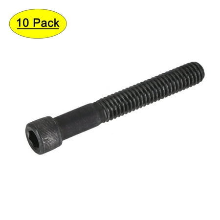 

5/16-18x2-1/4 Hex Socket Bolts 12.9 Grade Alloy Steel Black Oxide 10 Pack