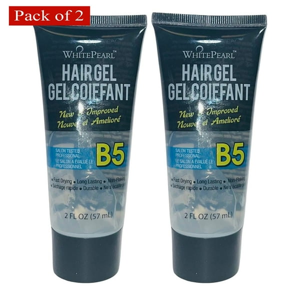 White Pearl Gel Capillaire de Voyage 57 ml avec B5 (Lot de 2)
