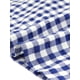 thumbnail image 5 of INSPIRE CHIC Vestido de Manga Corta Vintage con Panel de Contraste y Cuello Volante para Mujeres XS Azul Blanco, 5 of 6