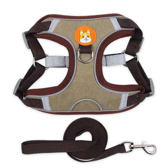 Dog Harness Comfort Soft Breathable Adjustable Mesh Pet Chest Strap Large Dog Harness Vest Collar Hand Strap A37