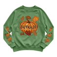 thumbnail image 4 of NMMUED Cute Halloween Sweatshirts for Women Spooky Season Holiday Costume Top for Women 2026 Pullover Tops Graphic Tees Halloween Outfit Women Light Green XL, 4 of 4
