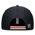 thumbnail image 4 of Men's Fanatics Black/Red Carolina Hurricanes Authentic Pro Ripstop Adjustable Hat, 4 of 4
